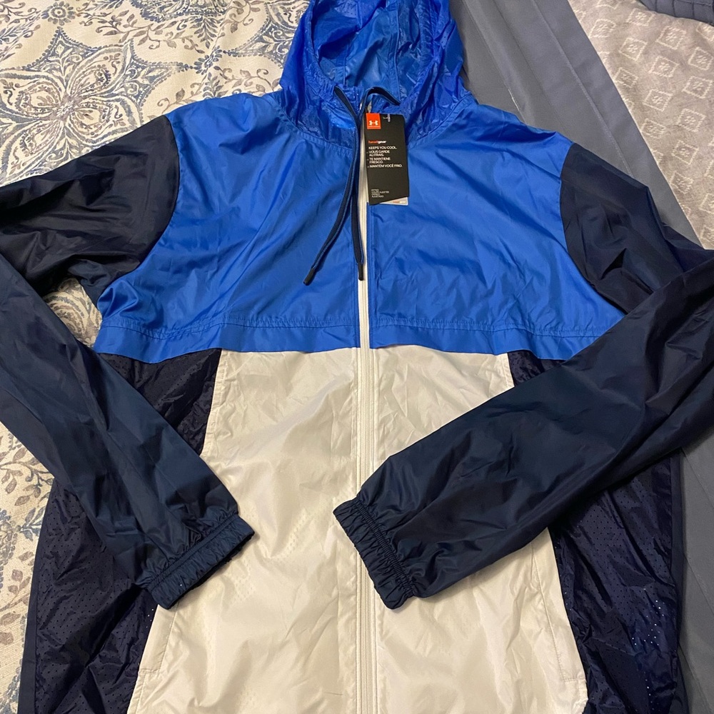Under Armour colorblock windbreaker jacket
